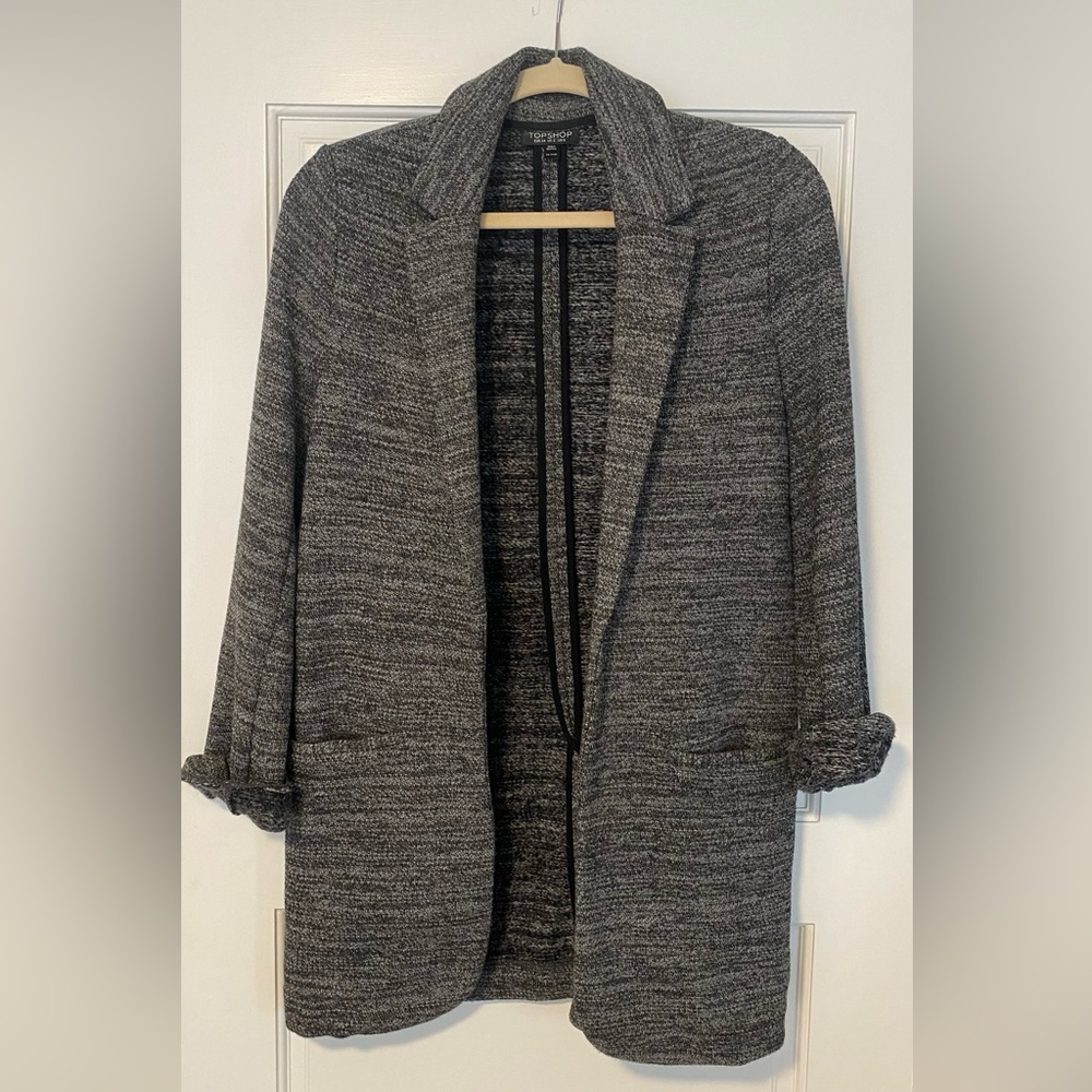 Topshop longline blazer